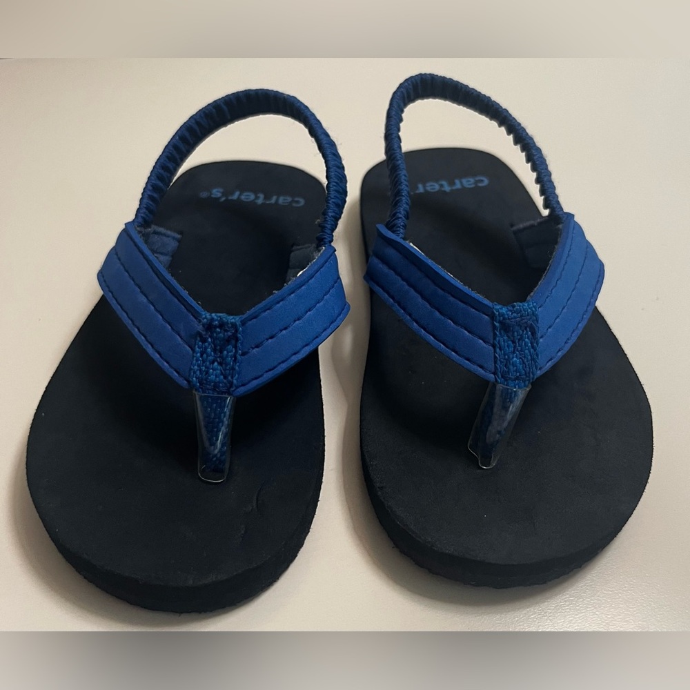 Carter's Kids Navy Flip Flops